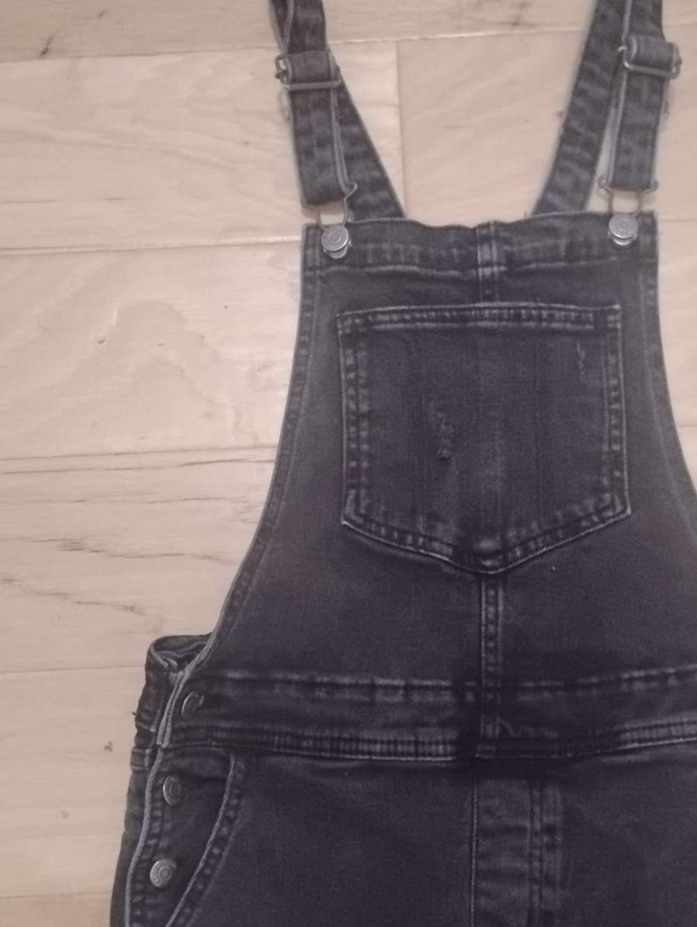 Old Navy Black Denim Women’s Overalls